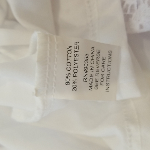 Rebellon Lace White Dress size M - Picture 10 of 10